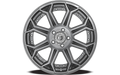 ~(41 lbs. 23X23X13)~ SIEGE PLATINUM 20x10 5x127.00 BRUSHED GUN METAL TINTED CLEAR (13 mm)