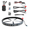 XK Glow XKmax 16.5in LED Ultra 3-Row Wheel Ring Light Kit w/ RGBW Color Chasing