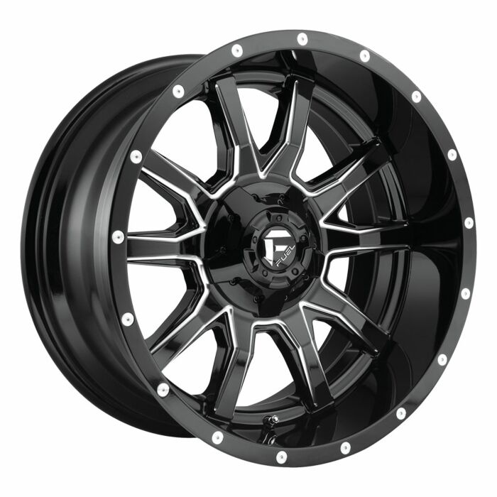 D627 22X12 8X170 GL-BLK-MIL -43MM