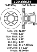 StopTech Slotted Sport Brake Rotor
