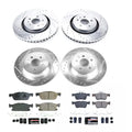 Power Stop 17-20 Lincoln MKZ Front & Rear Z23 Evolution Brake Kit