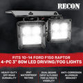 Recon Truck Accessories fog light kit view