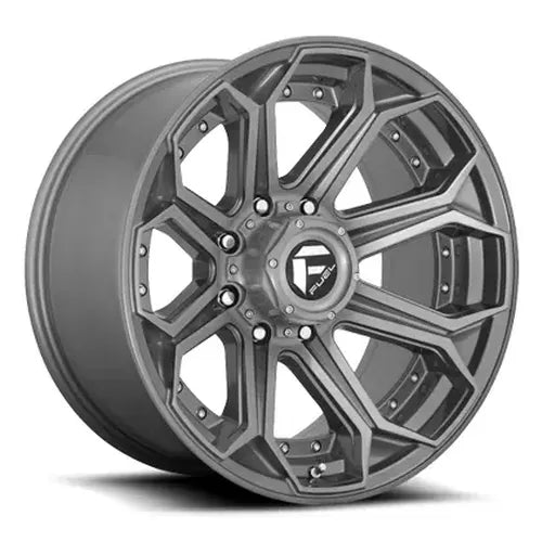 ~(44 lbs. 23X23X13)~ SIEGE PLATINUM 20x10 8x180.00 BRUSHED GUN METAL TINTED CLEAR (13 mm)