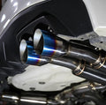 STI CATBACK EXHAUST 4 INCH QUAD BURNT TIPS AND 3 INCH INLET