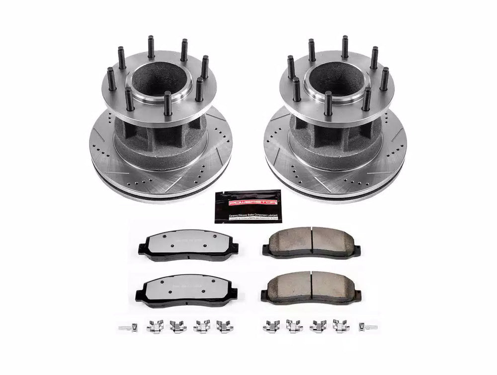 Power Stop 2005 Chevrolet Silverado 1500 HD Front & Rear Z23 Evolution Sport Brake Kit