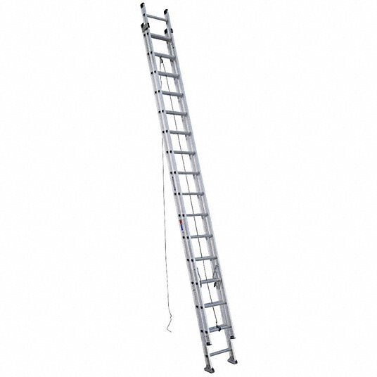 WERNER 32FT ALUMINUM EXTENSION LADDER TYPE I 250# CAPACITY D13322
