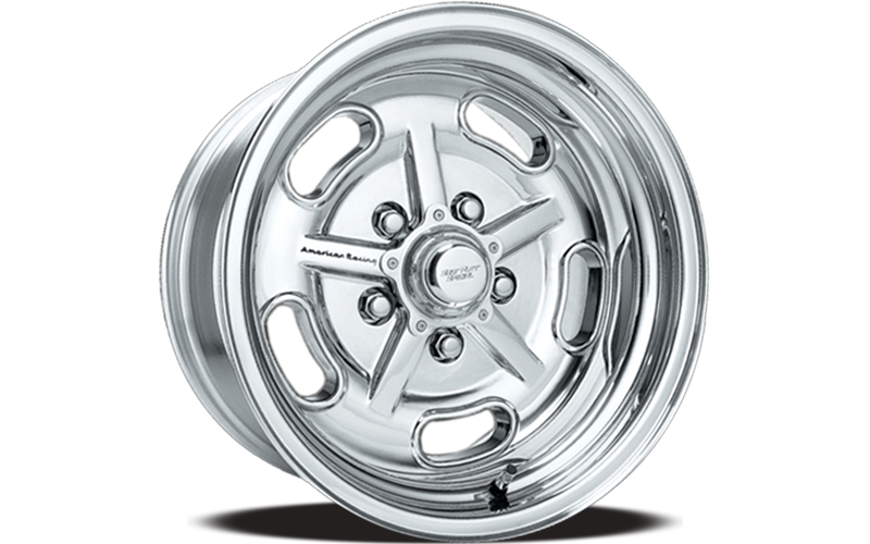 AMERICAN RACING VINTAGE VN471 17X9.5 5X4.75 POLISHED 06MM - VN4717956155