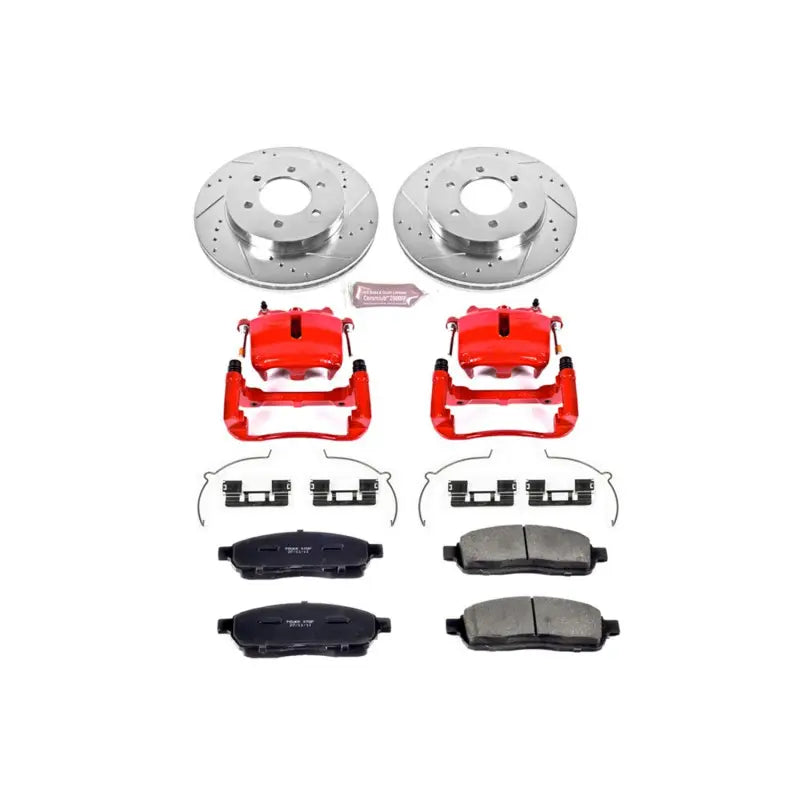Power Stop 05-08 Ford F-150 Front Z23 Evolution Sport Brake Kit w/Calipers