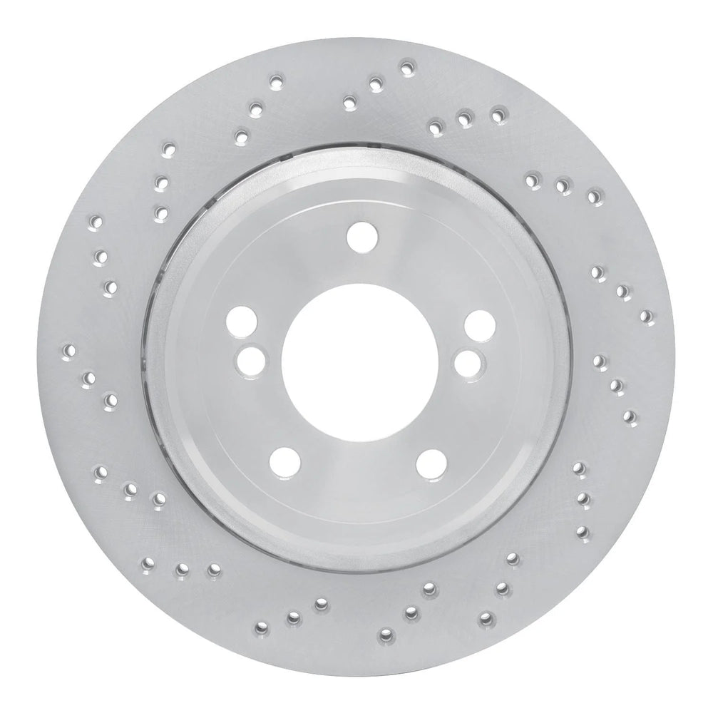 DFC 06-08 BMW Z4 Left Rear Drilled Hi-Carbon Alloy Geomet Coated Rotor