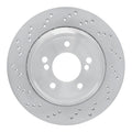 DFC 06-08 BMW Z4 Left Rear Drilled Hi-Carbon Alloy Geomet Coated Rotor
