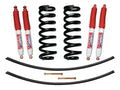 Suspension Lift Kit w/Shock Nitro Shocks 1.5-2 Inch Lift Incl. Front Coil Springs Rear Add-A-Leafs Skyjacker