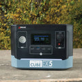 LITHIUM CUBE EX5 SOLAR GENERATOR 25.2V 504WH 120V AC OUTPUT BLACK