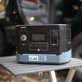 LITHIUM CUBE EX5 SOLAR GENERATOR 25.2V 504WH 120V AC OUTPUT BLACK