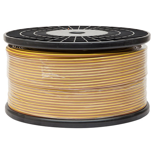 BULK WIRE 18AWG BRWN/YLLW; SPOOL 16