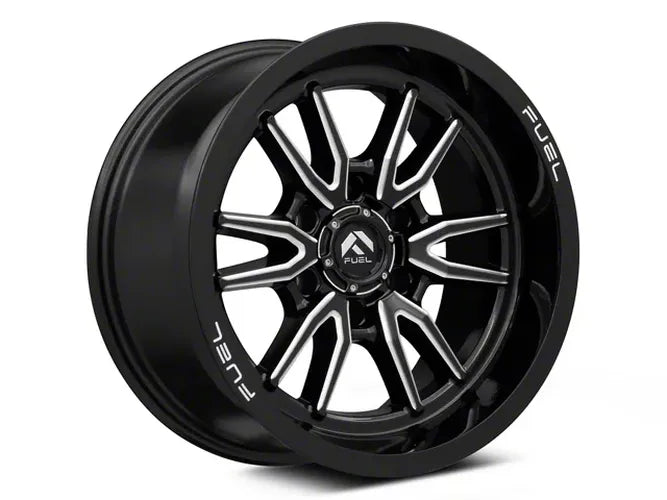 D761 22X10 6X5.5 G-BLK MILL -18MM