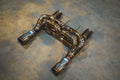 Maclaren 720S 4.0L, F1 Catback Exhaust, Grade 5 Titanium, Titanium 4.0" Tips
