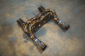 Maclaren 720S 4.0L, F1 Catback Exhaust, Grade 5 Titanium, Titanium 4.0" Tips