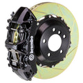 Brembo 00-02 S4/02-05 A4/06-08 A4 Front GT BBK 6 Piston Cast 355x32 2pc Rotor Slotted TY3L-Black