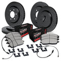 R1 19-25 Cadillac Escalade ESV Front & Rear Drill/Slot Black Rotors w/Off-Road/Tow Pads