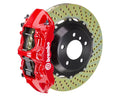 Brembo 05-14 Mustang GT Excl non-ABS Fr GTS BBK 6Pis Cast 355x32 2pc Rotor Slotted TY3L-Black HA