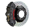 Brembo 05-14 Mustang GT Excl non-ABS Fr GTS BBK 6Pis Cast 355x32 2pc Rotor Slotted TY3L-Black HA