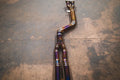 BMW F97,F98 X3M,X4M 3.0L Catback, Grade 5 Titanium, Black 3.5" Tips