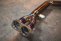 BMW F97,F98 X3M,X4M 3.0L Catback, Grade 5 Titanium, Black 3.5" Tips