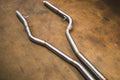 BMW F85 X5M, F86 X6M 4.4L Catback T304 SS, Carbon Fiber 3.5" Tips