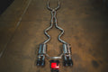 BMW E90,E92 M3 4.0L Axleback T304 SS Forged Carbon 3.5" Tips