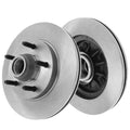 R1 08-13 Toyota Highlander Front & Rear Drill/Slot Silver Rotors w/Optimum Pads