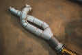 Lamborghini Aventador SVJ 6.5L Valved Catback Exhaust, T304 SS Anodized Gold