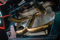 Lamborghini Aventador SVJ 6.5L Valved Catback Exhaust, T304 SS Anodized Gold