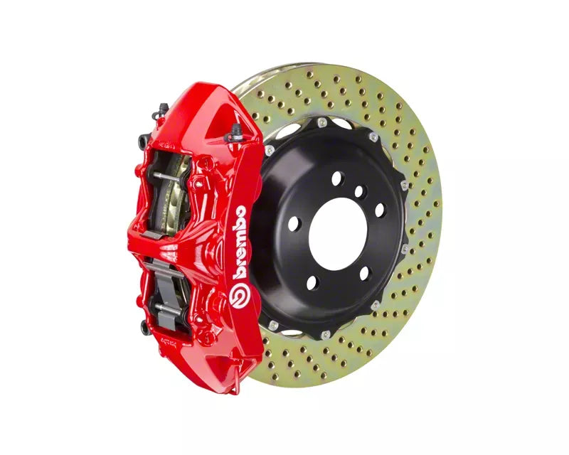 Brembo 20+ Corvette C8/C8 Z51 Front GT BBK 6 Piston Cast 380x34 2pc Rotor Slotted TY3L- White
