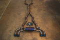BMW F90,F92 M5,M8 4.4L Catback, Grade 5 Titanium Brushed 3.5" Tips