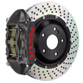 Brembo 02-07 Spyder/04-07 GranSport Rr GT BBK 4Pist Cast 380x28 2pc Rotor Slotted TY3L-Silver