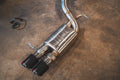 BMW F10 M5 4.4L Catback Grade 5 Titanium, Brushed 3.5" Tips