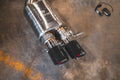 BMW F10 M5 4.4L Catback Grade 5 Titanium, Brushed 3.5" Tips