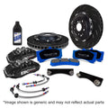 EBC Racing 93-02 Toyota Supra 3.0TT Black Apollo-6 Calipers 355mm Rotors Front Big Brake Kit