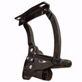 1967-1972 Chevy Truck Hood Hinge Kit - Solid Frame - Fiberglass - Black