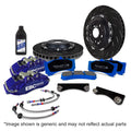 EBC Racing 93-02 Toyota Supra 3.0TT Blue Apollo-6 Calipers 355mm Rotors Front Big Brake Kit