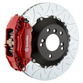Brembo 05-11 A6 3.2L Front GTR BBK 6 Piston Billet 380x34 2pc Rotor Slotted TY3L- Nickel