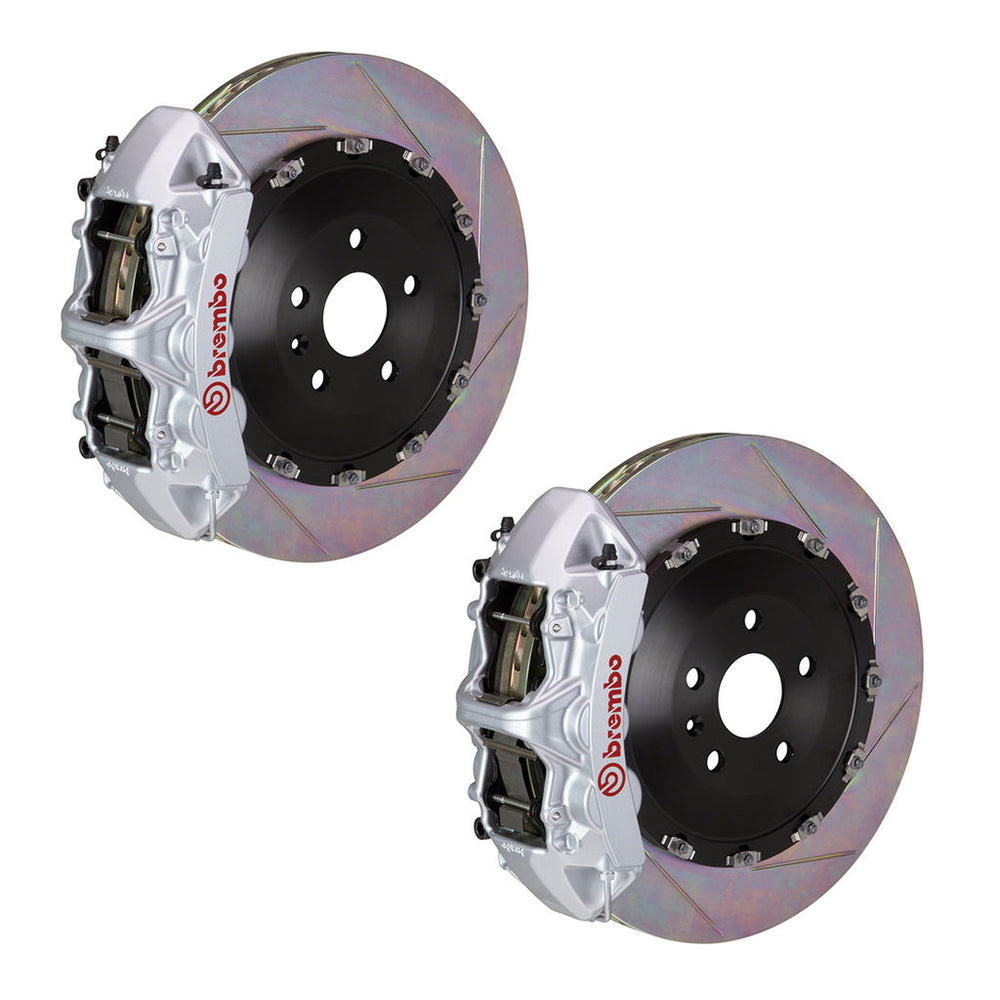 Brembo 03-16 Phantom Sedan/Coupe Front GT BBK 6 Piston Cast 405x34 2pc Rotor Slotted TY3L-Silver