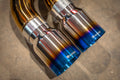 BMW G90, G99 M5 4.4L Catback Exhaust System Grade 5 Titanium, Titanium 4" Tips
