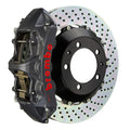 Brembo 08-17 S5/09-16 S4 Front GT BBK 6 Piston Cast 380x32 2pc Rotor Slotted TY3L-Black