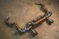 Porsche 718 Cayman GT4RS 4.0L, Catback, Grade 5 Titanium, Titanium 4.0" Tips