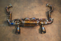 Porsche 718 Cayman GT4RS 4.0L, Catback, Grade 5 Titanium, Titanium 4.0" Tips