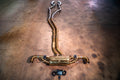 Audi RSQ8 4.0L Catback T304 SS Anodized Gold Reuses OEM Tips