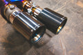 BMW F10 M5 4.4L Catback Grade 5 Titanium, Titanium 3.5" Tips