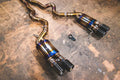 BMW F10 M5 4.4L Catback Grade 5 Titanium, Titanium 3.5" Tips