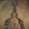 Valvetronic Designs cat-back exhaust close-up